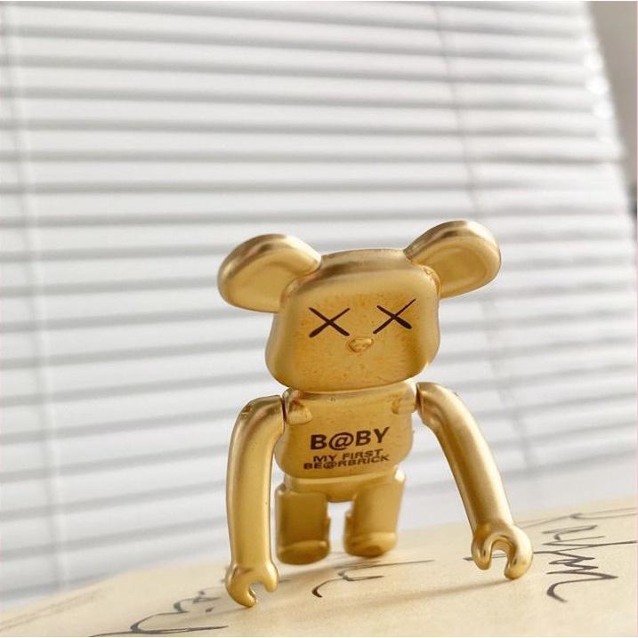 Miếng Dán Ốp Lưng Điện Thoại Nhựa Mềm 3D BEARBRICK phù hợp cho Các Dòng Điện Thoại