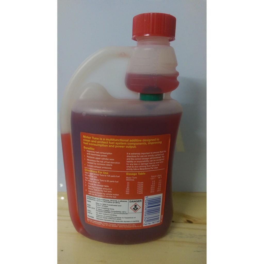 Phụ gia xúc rửa động cơ máy xăng Morris Moto Tune 500ml