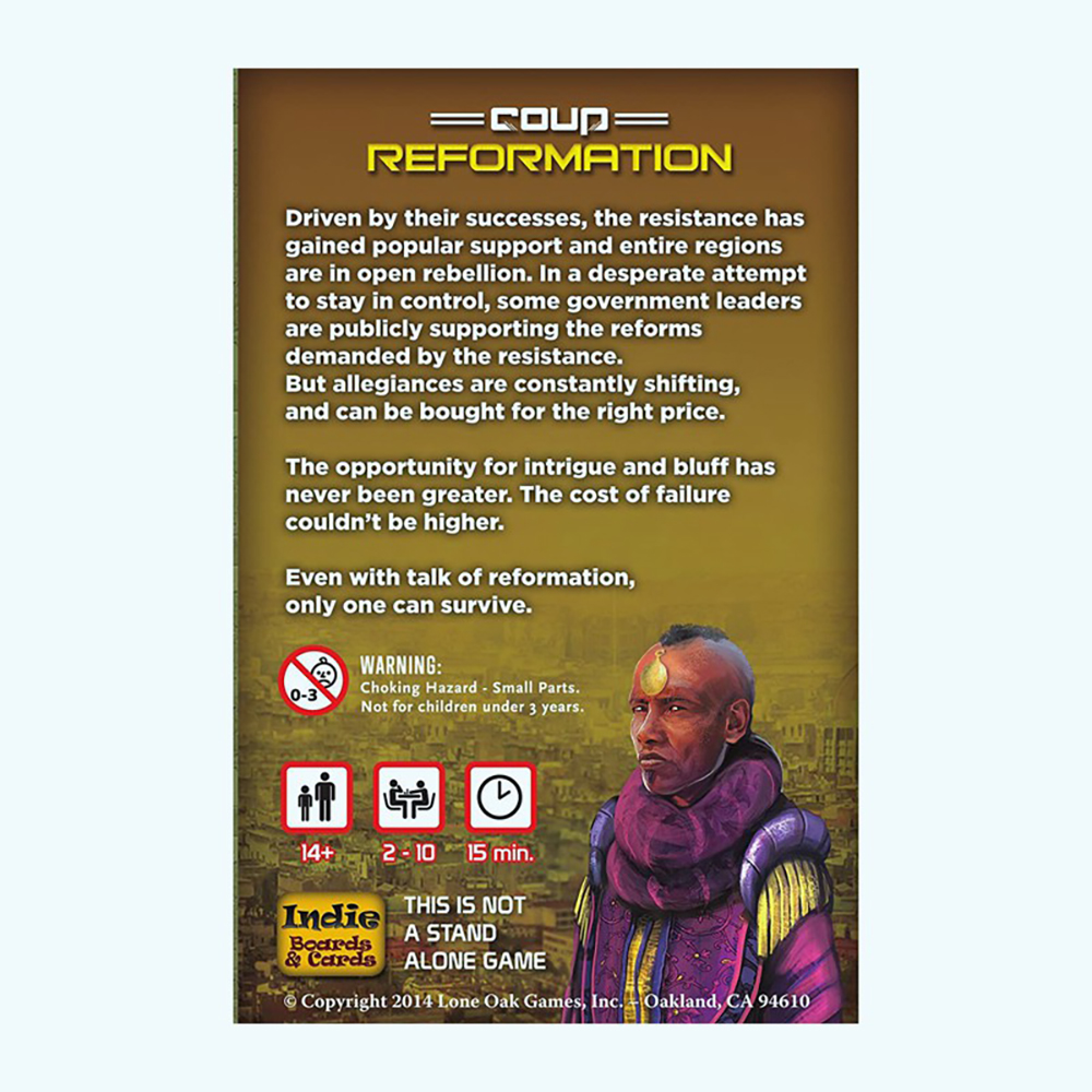 Bộ Trò Chơi Board Game Coup Reformation - Trò Chơi Vương Quyền