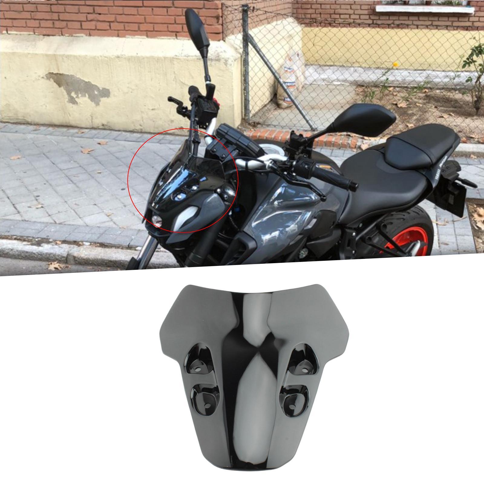 2 Pieces Motorcycle Windshield Windscreen for Accessories Transparent