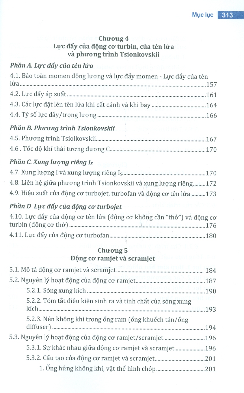 Động Cơ Turbin, Động Cơ Tên Lửa Và Động Cơ Ramijet/Scramjet Trên Các Thiết Bị Bay Hiện Đại (Bản in màu)