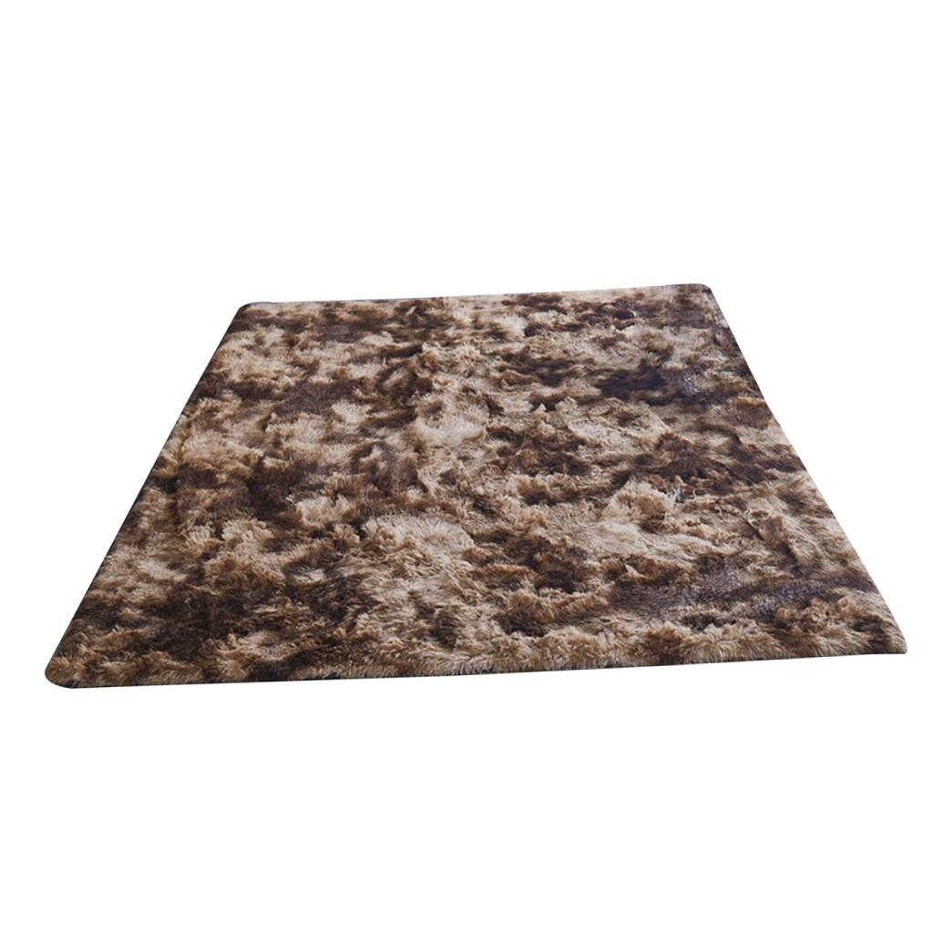 Soft Room Floor Mat Carpet Bedroom Beside Area Rug Grey