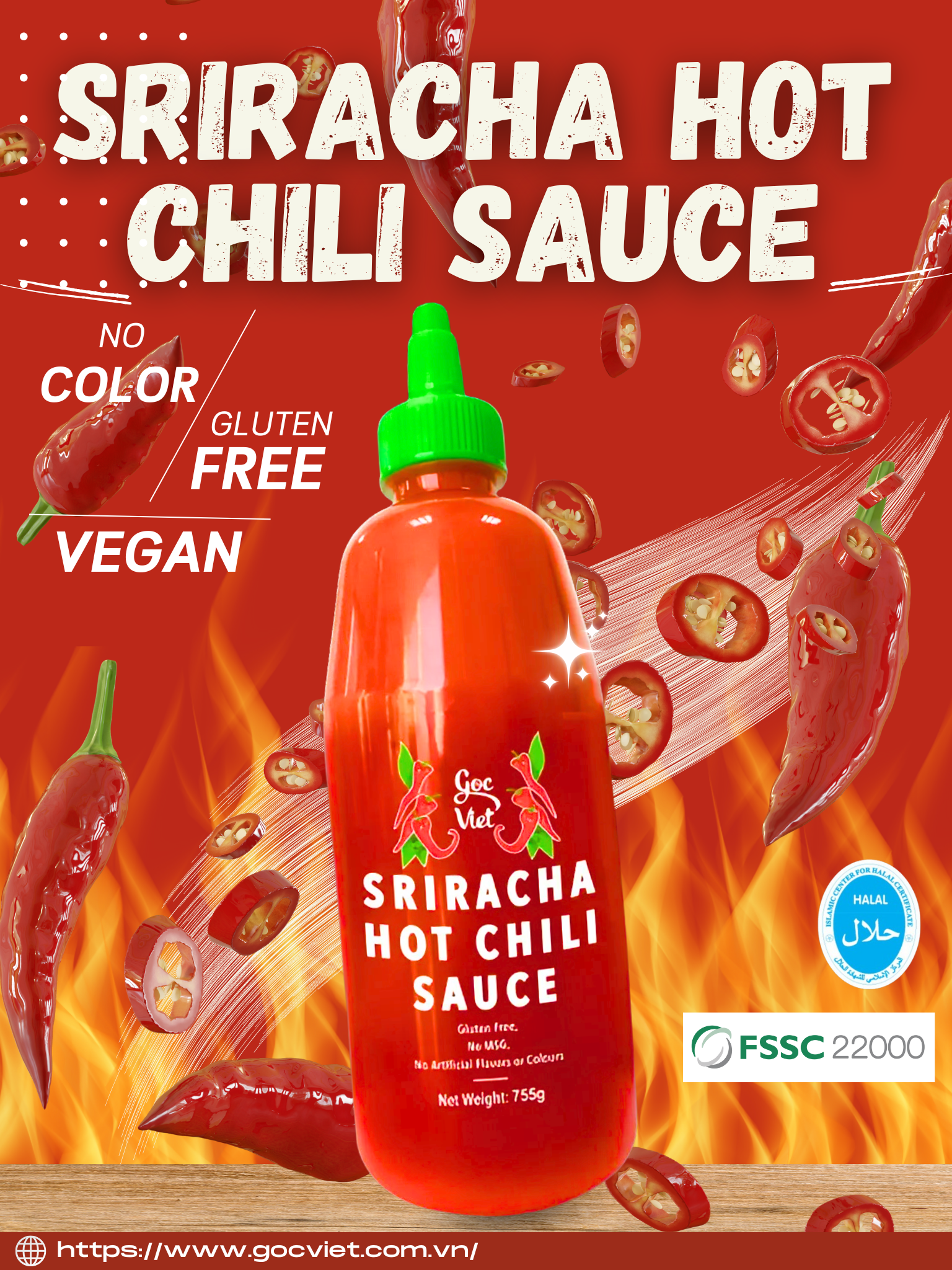 Tương Ớt  Sriracha Gốc Việt 