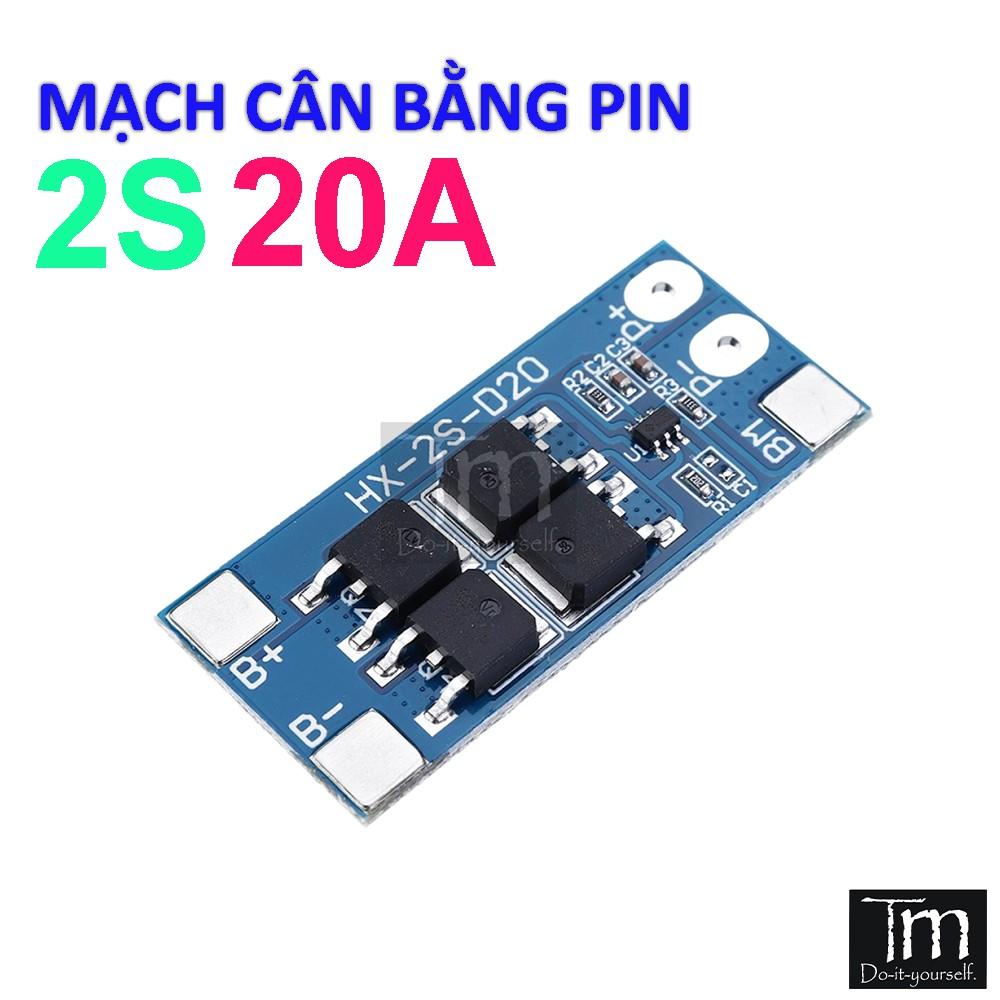 Mạch Bảo Vệ Cân Bằng Pin 2S 7.4V 20A