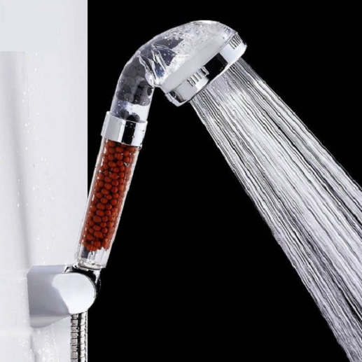Vòi sen tăng áp lọc có hạt Nano đá kháng khuẩn chất liệu Inox cao cấp 206802