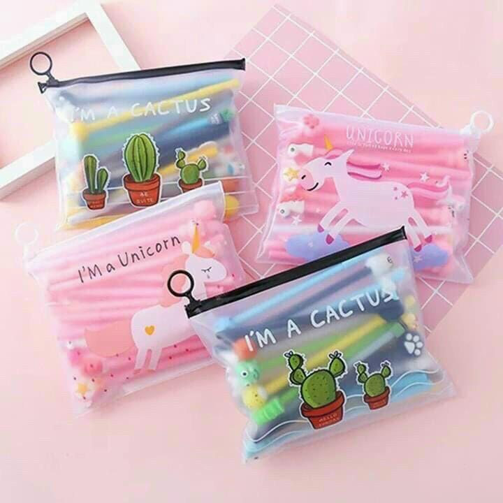 Set 20 bút bi nước Pony dễ thương PK