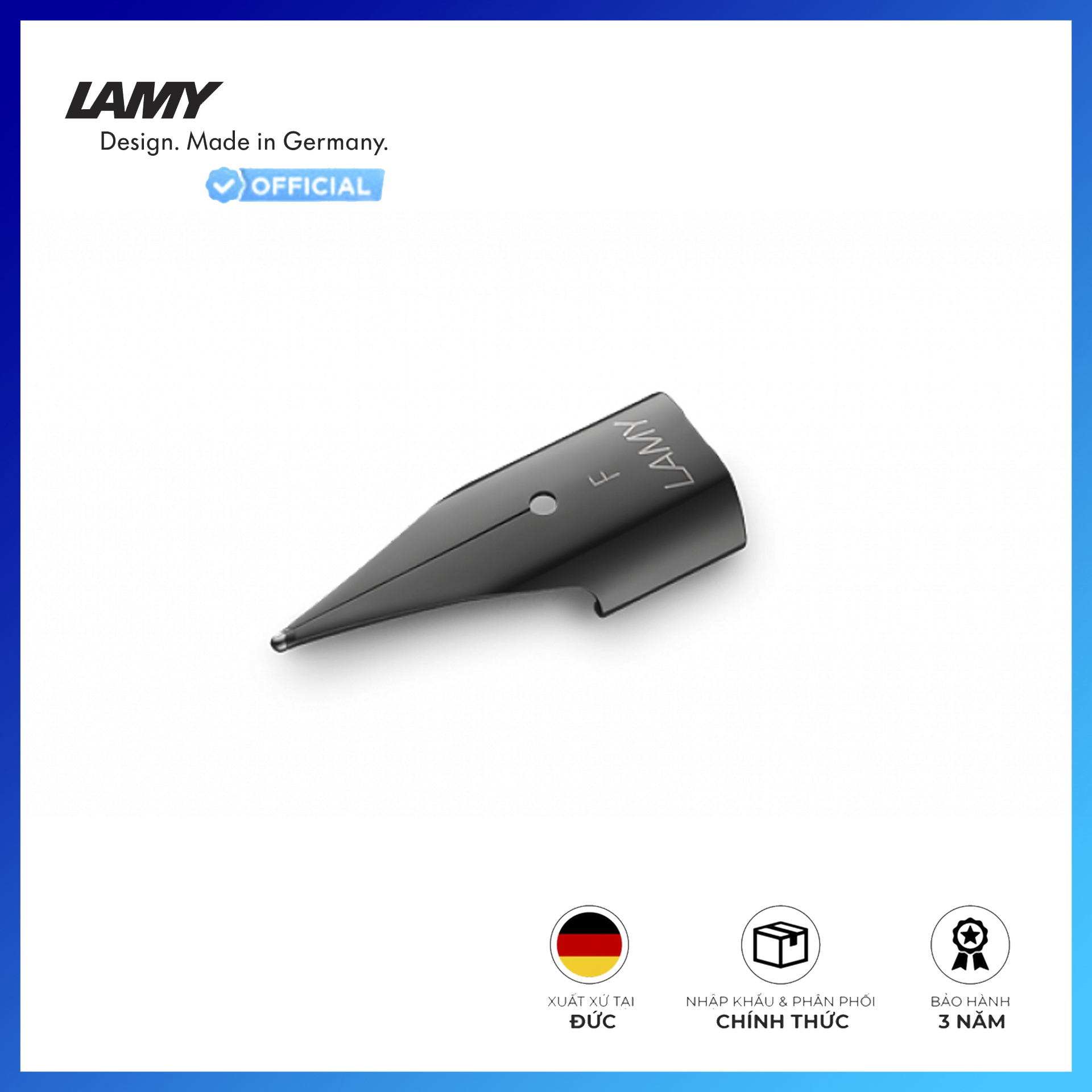 Ngòi Bút Máy Lamy Z 50 Steel Black - F