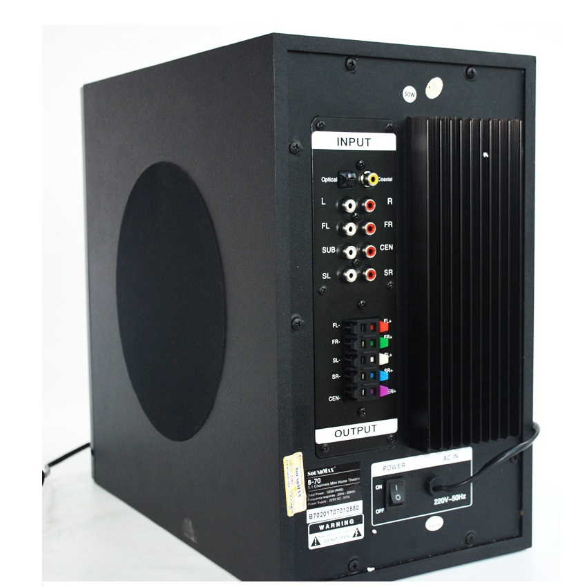 Loa Vi Tính SoundMax B70 5.1 100W - Hàng Chính Hãng.
