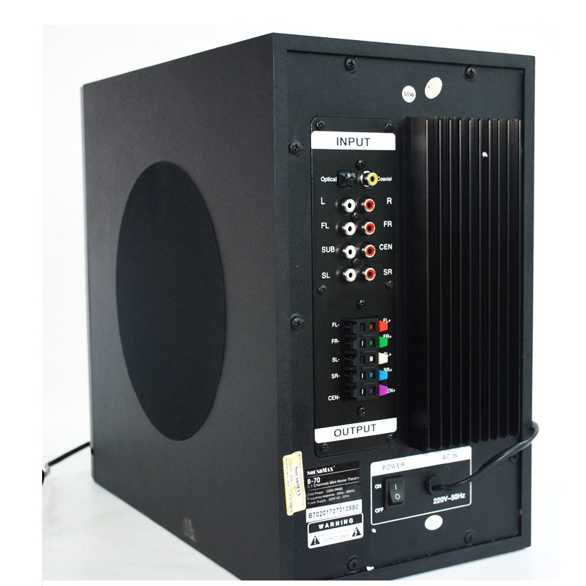 Loa Vi Tính SoundMax B70 5.1 100W(RMS) - Hàng Chính Hãng.