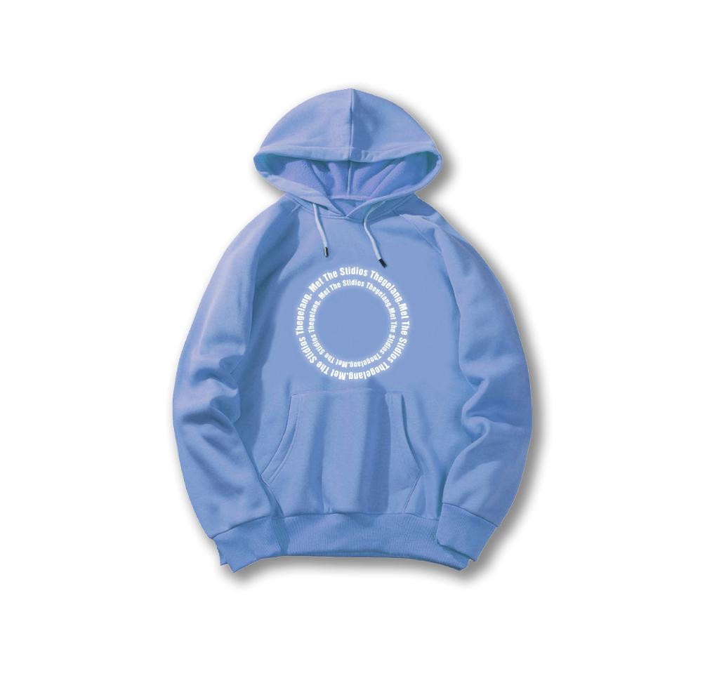 ÁO KHOÁC NỈ HOODIE PHẢN QUANG  VÒNG TRÒN CHỮ