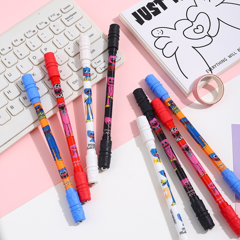 Bút quay gel nghệ thuật poppy playtime không Led giải trí Spinning pen