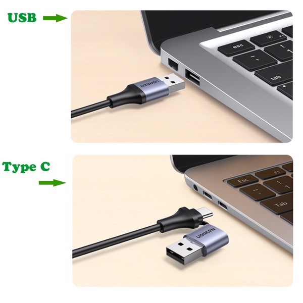 USB Capture HDMI, live streaming 1080P HDMI to USB 2.0, Type-C Ugreen 40189 hàng chính hãng