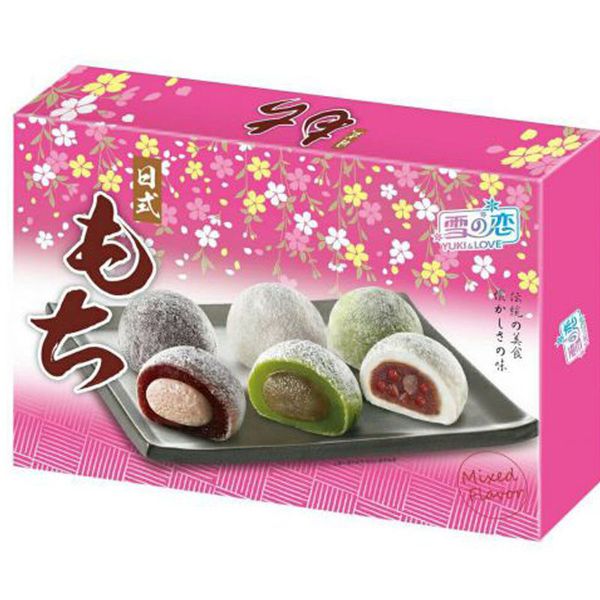 Bánh Mochi Yuki & Love Mixed hộp hồng 300gr