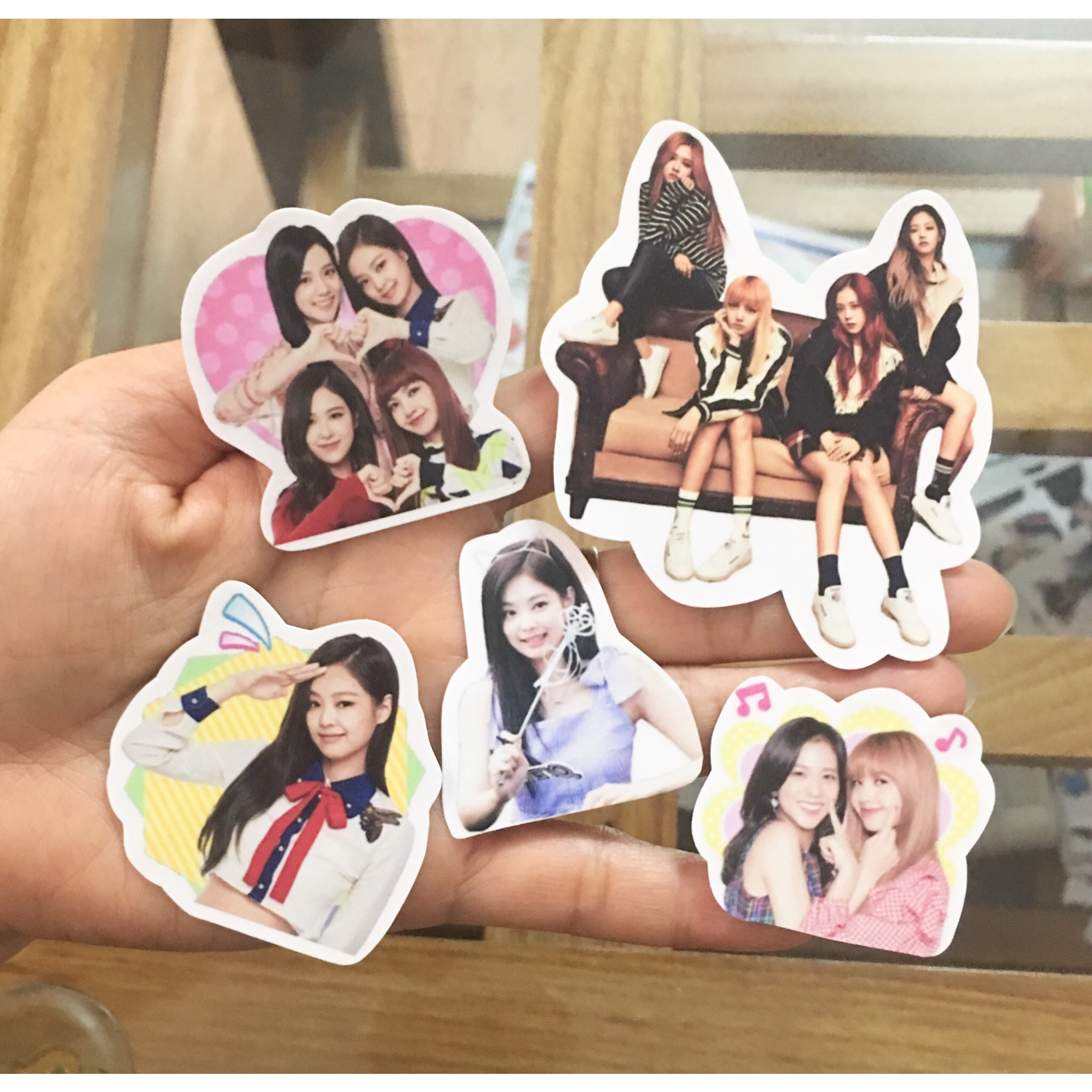 Ảnh sticker BLACKPINK combo 30 cái ảnh nhóm và thành viên