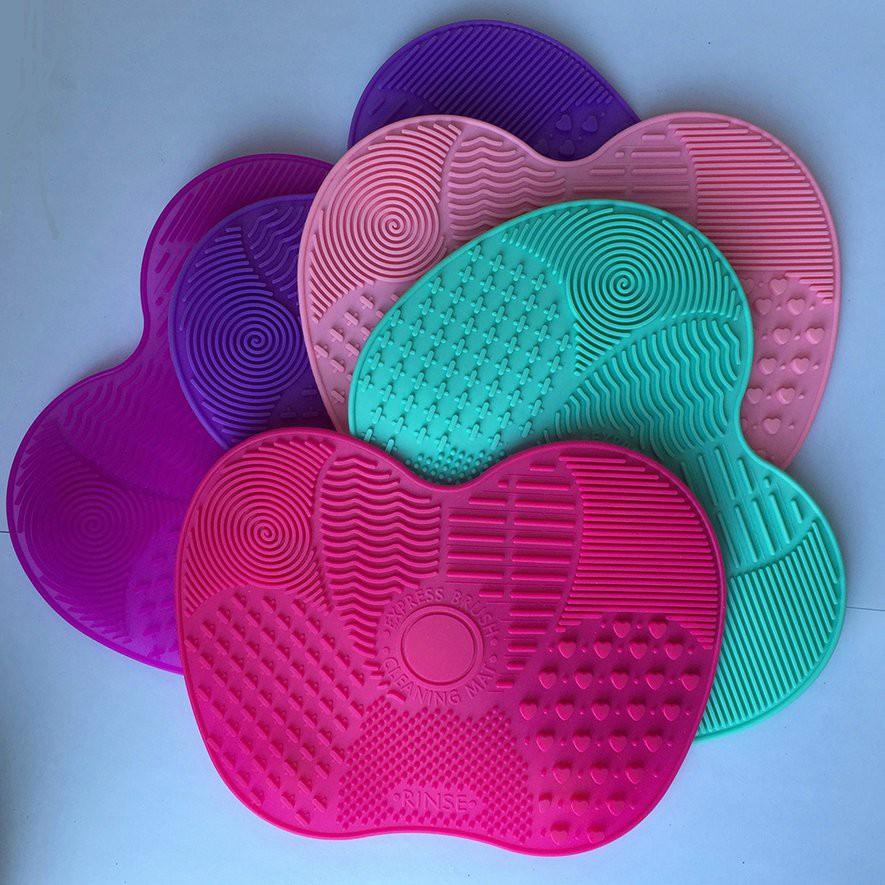 Creative Silicone Makeup Brush Cleaning Pad Silicone Scrubbing Pad Suction Pad