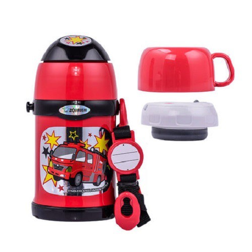 Bình giữ nhiệt cho bé Zojirushi SC-ZT45-RZ 450ml , kèm cốc và ống hút, hàng chính hãng