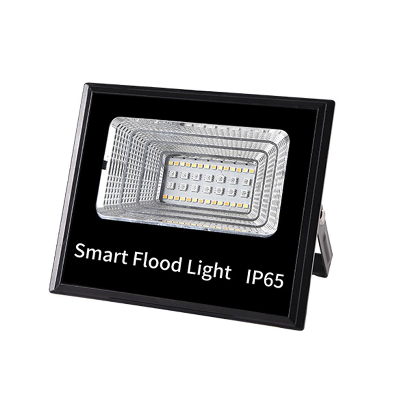 Smart WiFi Flood Light 30W 2000LM Dimmable RGB Color Changing Stage Lights Work with Alexa Google Home Wall Washer