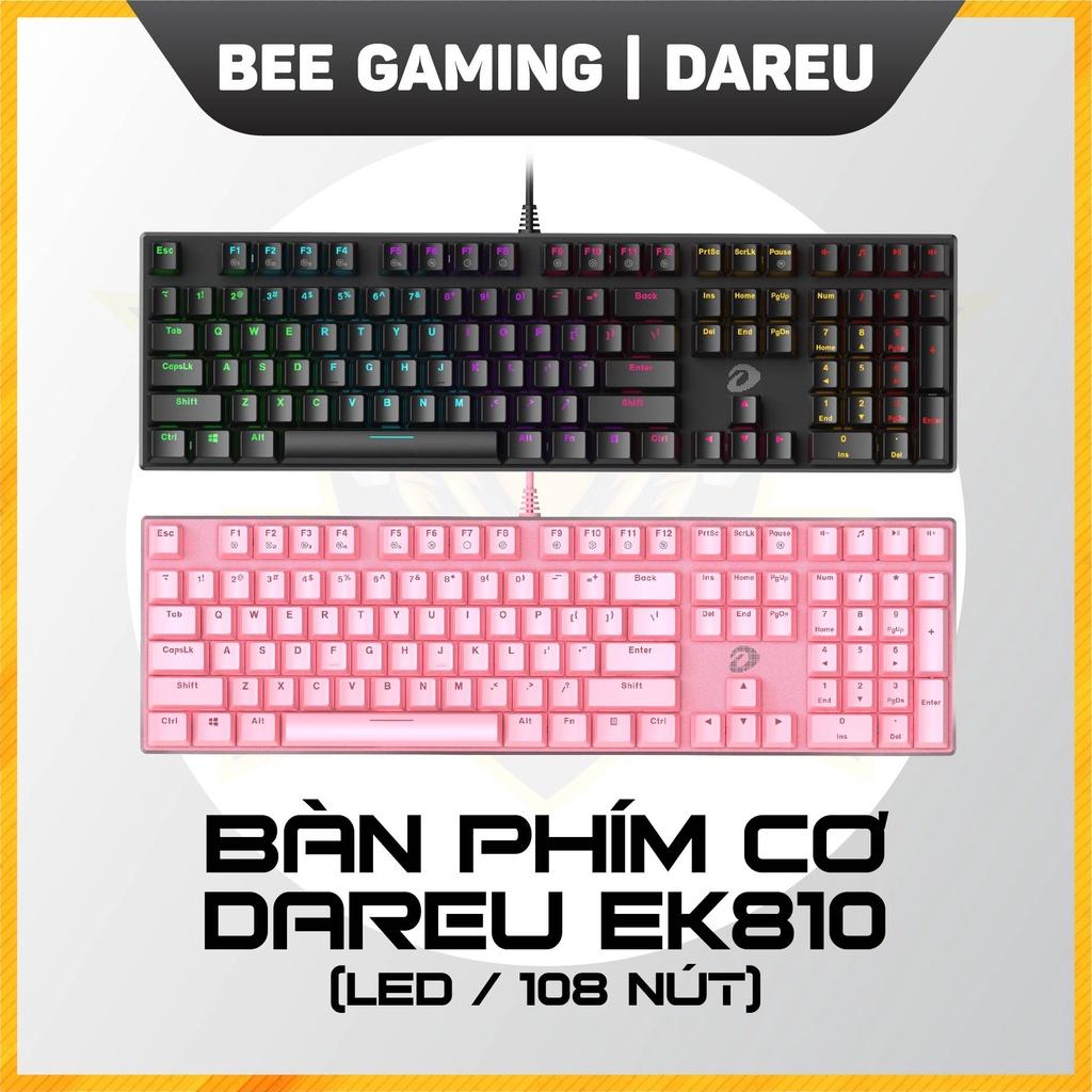 Bàn phím cơ gaming chính hãng DAREU - EK810 (Multi Led / Kết nối USB