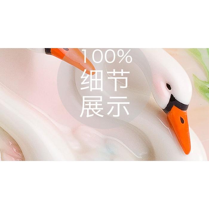 Tranh dán tường 3D Thiên Nga