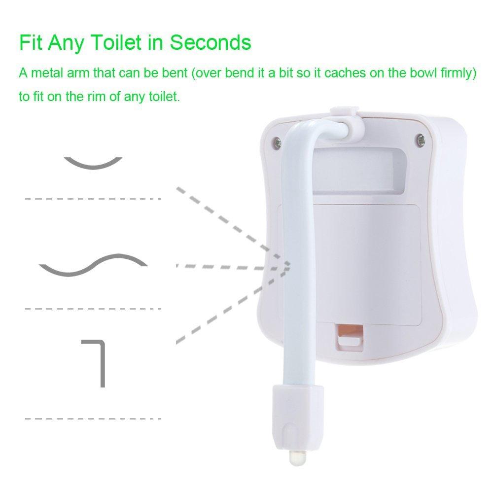 Đèn LED cảm biến chuyển động gắn toilet