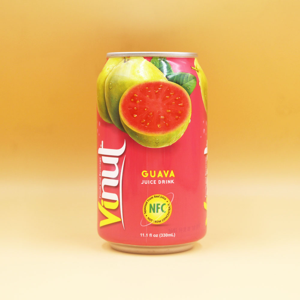 Lốc 6 Lon Nước Ép Ôỉ Vinut 330ml