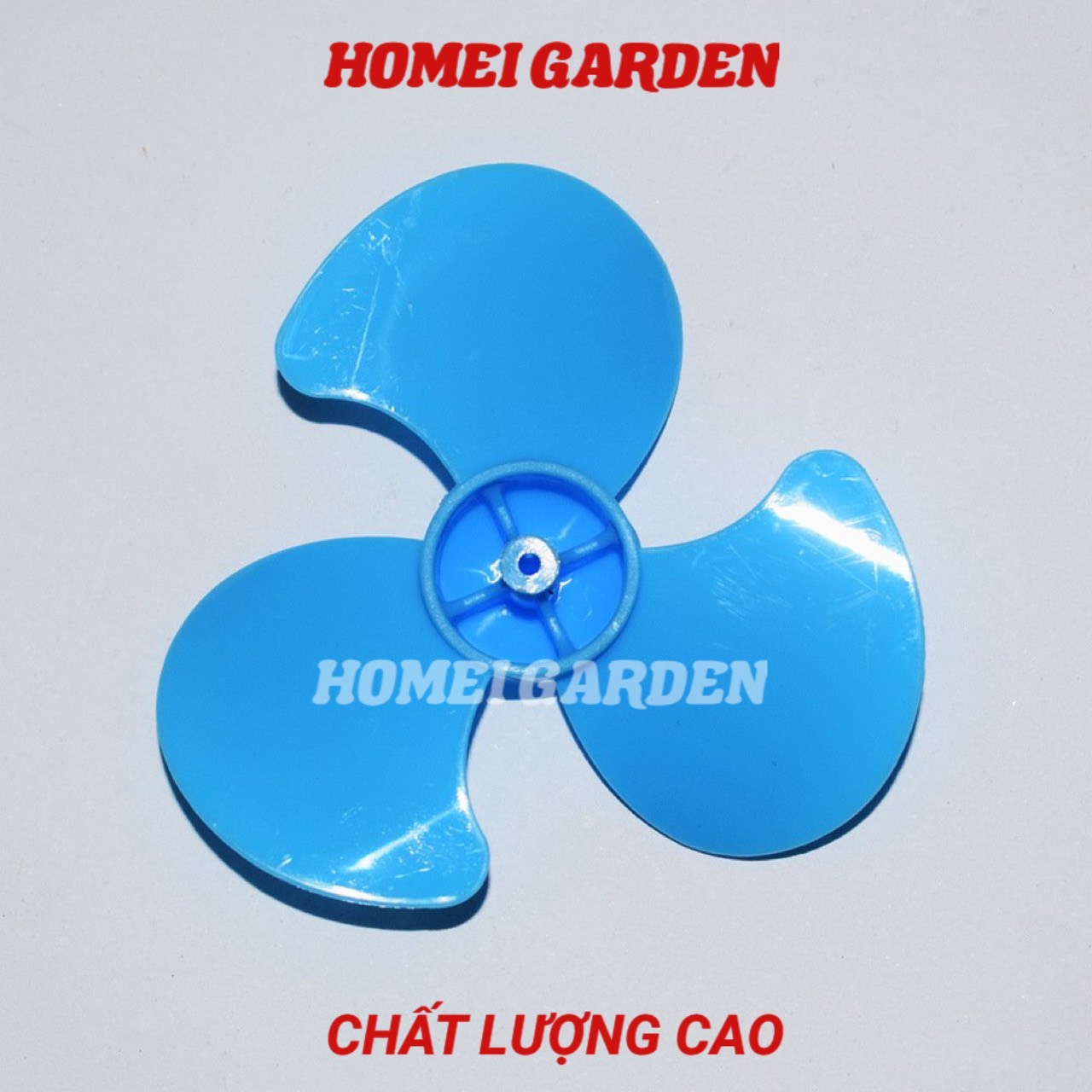 2 cánh quạt nhựa mini 3 cánh 70mm trục 2mm màu xanh chất lượng cao - HM0079