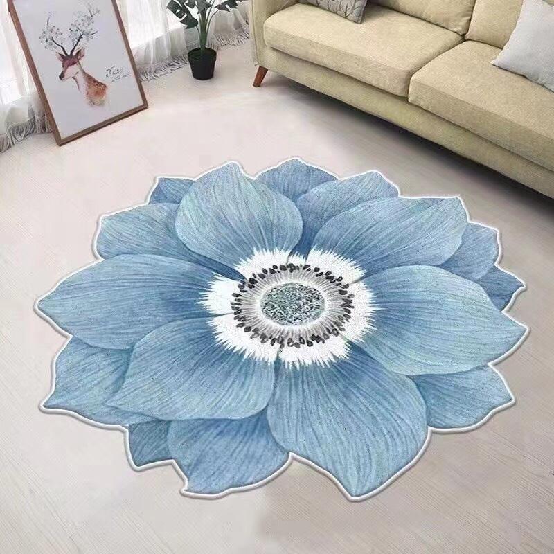 Thảm Trải Sàn Hình Bông Hoa