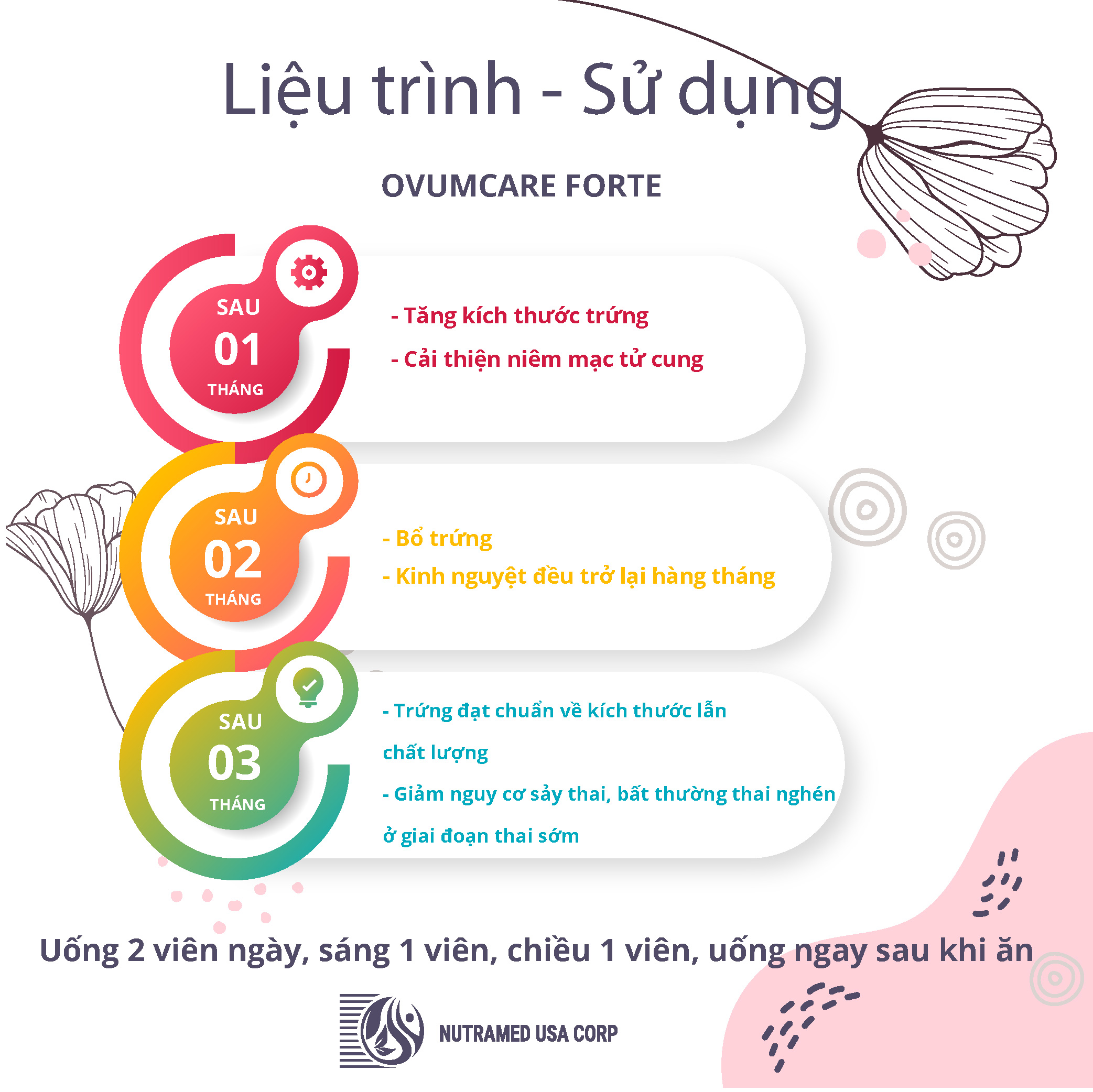 COMBO 5 HỘP OVUMCARE Forte - Viên uống tăng khả năng thụ thai tự nhiên - Hỗ trợ điều trị hiếm muộn, vô sinh ở nữ giới - Nhà máy liên doanh với Medinej - USA và đạt chuẩn GMP - WHO