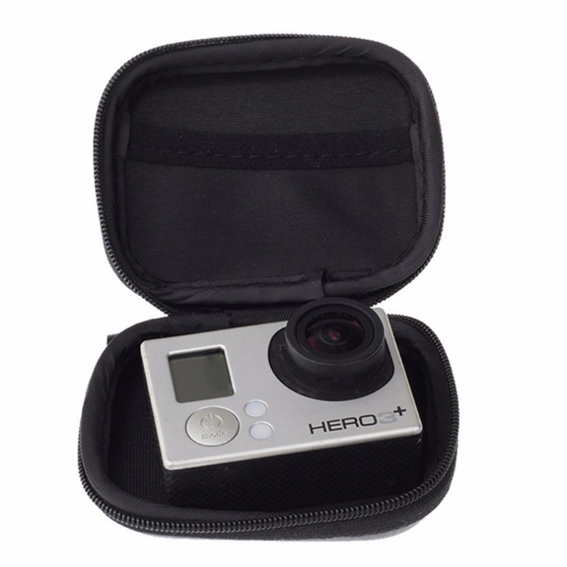 Hộp đựng cứng cho GoPro Hero 11 10 9 8 7 6 Hộp túi vỏ mini cho máy ảnh hành động DJI OSMO Insta360 Một màu: Black Type B