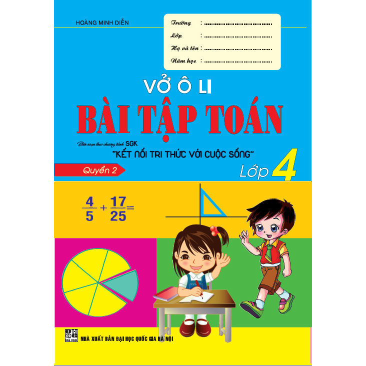 Vở Ô Li bài Tập Toán 4 Quyển 1 + Quyển 2