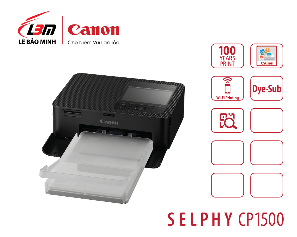 Máy In Ảnh Canon CP1500 - Hàng Chính Hãng