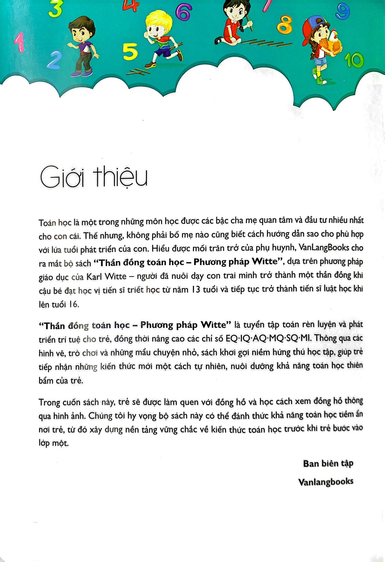 Tủ Sách Tư Duy Toán Học HQ - Tập Xem Đồng Hồ