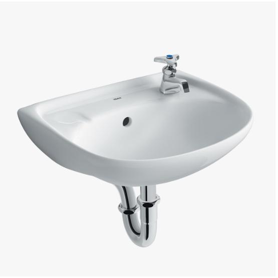 Chậu Rửa Lavabo Inax L-283V Treo Tường Cỡ Nhỏ .Với đặc tính kháng khẩn, dễ lau chùi - Vật liệu xây dựng Big H