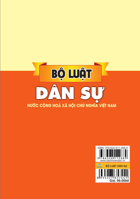 Sách - Bộ Luật Dân Sự Nước CHXHCN Việt Nam  - ndbooks