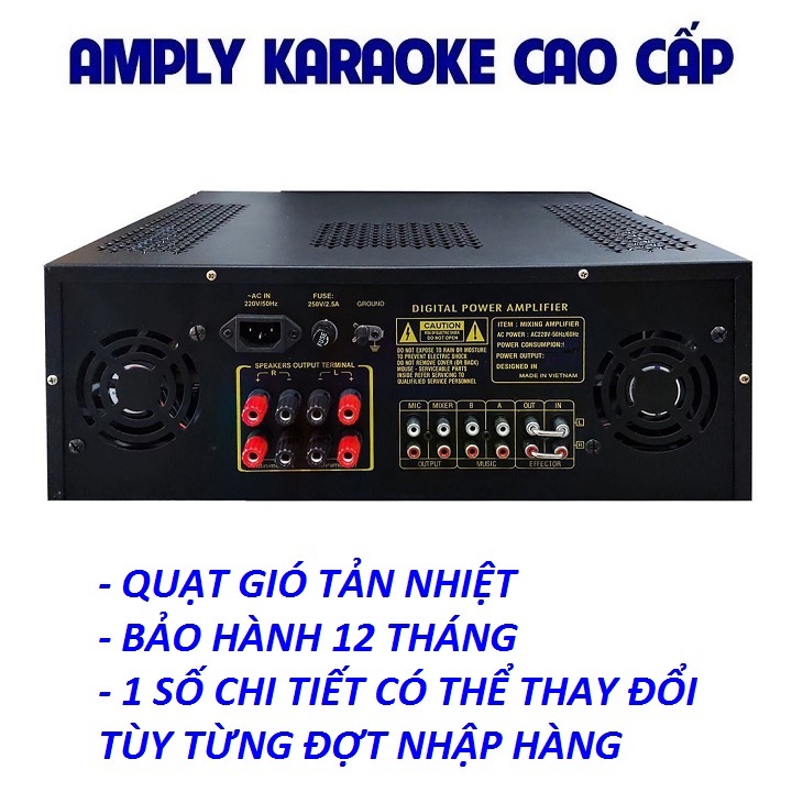 Amply Bluetooth SANKIO SK 8800 - Ampli EQ 16 sò lớn, 2 quạt gió, 4 tụ nguồn lớn - Hàng chính hãng cao cấp