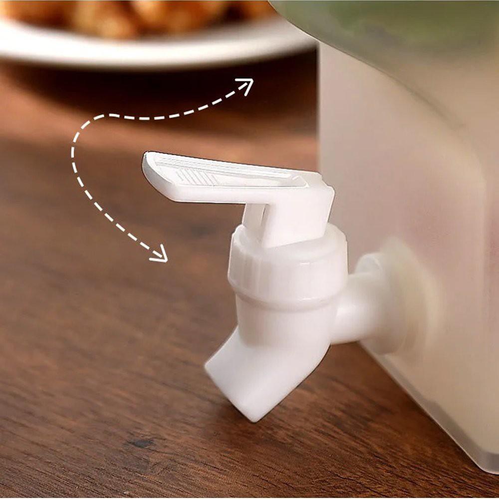 Bình nước CÓ vòi ĐỂ TỦ Lạnh 3,5 lít , bình nước detox hottrend 2021, an toàn không mùi, pha trà hoa quả, có nắp đậy kín