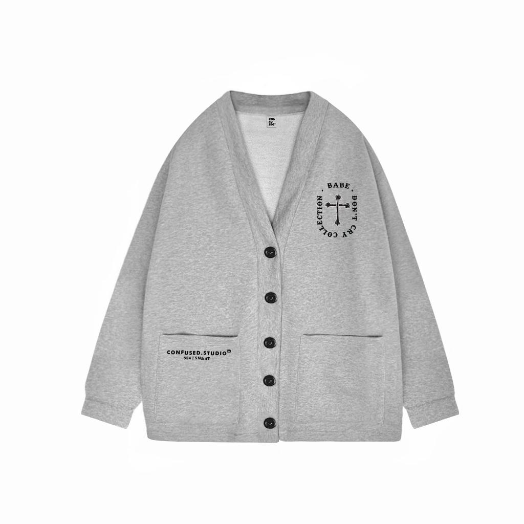 Áo Khoác UNISEX CARDIGAN CONFUSED - NAM NỮ 2 MÀU (Sản Phẩm Bán Chạy Nhất Mùa Thu