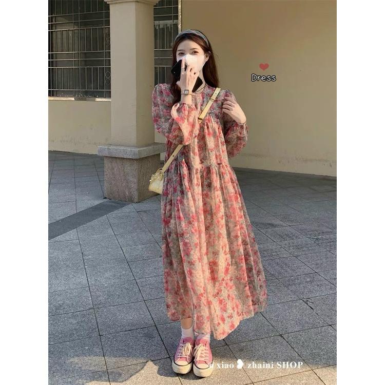 Đầm bầu thiết kế hoa nhí-váy bầu dự tiệc cao cấp xinh xắn