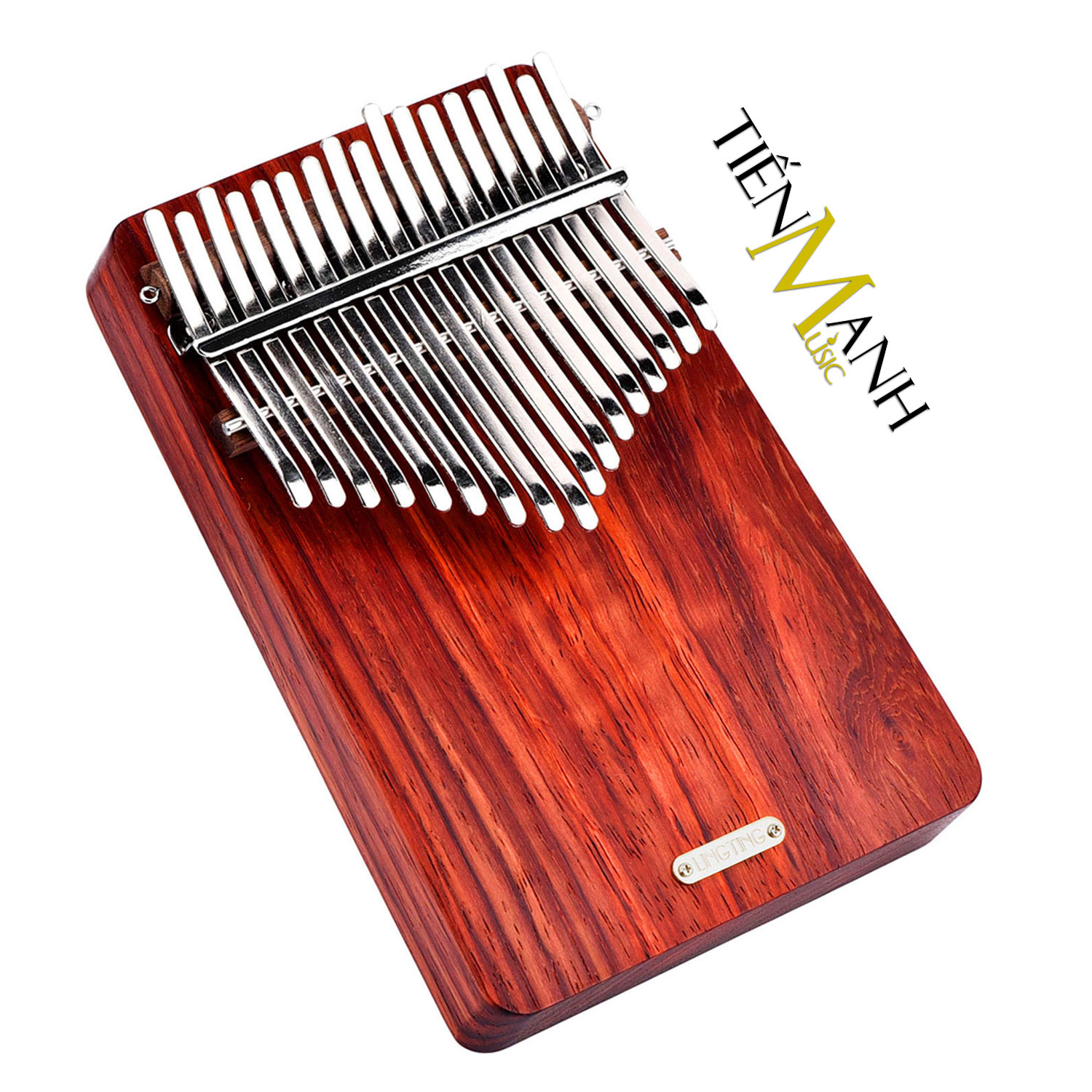 Đàn Kalimba LingTing 17 Phím K17A (Gỗ Tử Đàn Châu Phi - Full Phụ Kiện LT-K17A ) Hàng Chính Hãng - Kèm Móng Gẩy DreamMaker