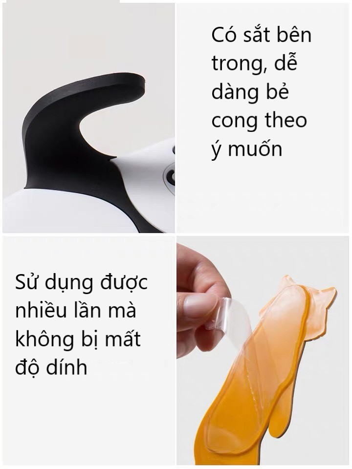 Móc treo dán tường trang trí dễ thương