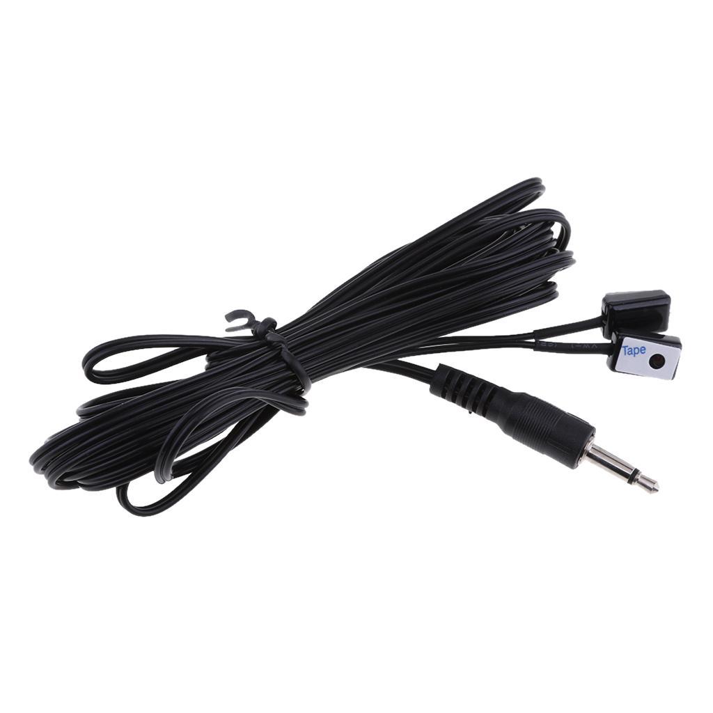 Premium 3 Meter IR Emitter Cable 3.5mm Male to 2  Cable Television