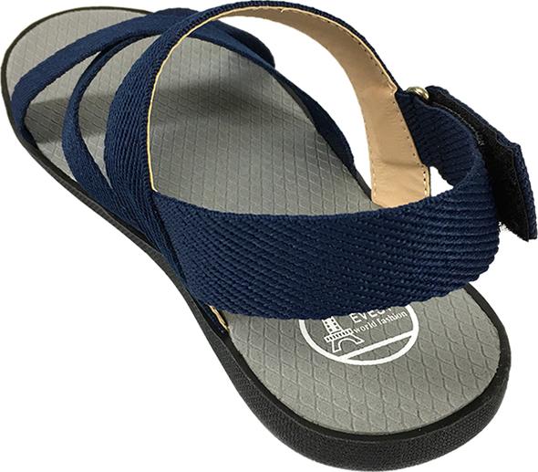 Giày Sandal Nam 3 Quai Ngang Chéo Everest EV14 A248 (Xanh Đậm)