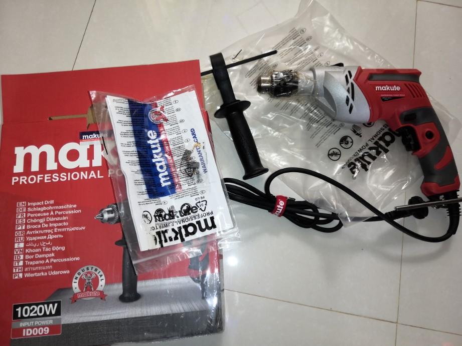 MÁY KHOAN ĐỘNG LỰC 1020W MAKUTE ID009 RED- HÀNG CHÍNH HÃNG