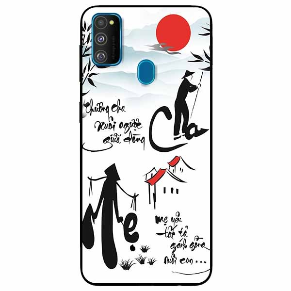 Ốp lưng in cho Samsung M30s Mẫu Thương Cha Mẹ