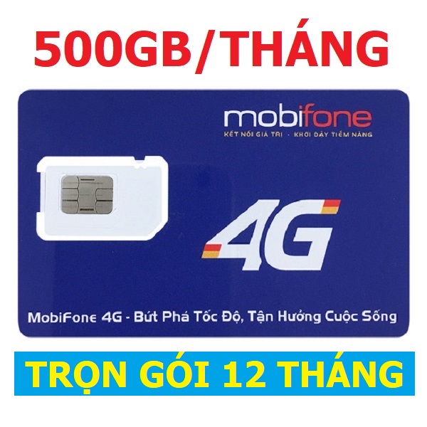 SIM 4G Mobifone MDT150 Tặng Ngay 500GB/Tháng Không Bị Chia Nhỏ Theo Ngày, Không Giới Hạn Thời Gian Sử Dụng - Màu ngẫu nhiên