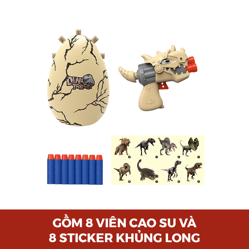 Đồ Chơi Trứng Khủng Long Thiện Xạ Vui Nhộn DINOS PARTY DN3365