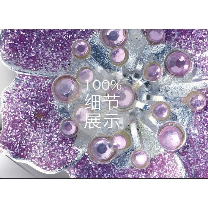 Tranh dán tường Tranh tường hoa tím lãng mạn, tranh dán tường 3d hiện đại MS1080962