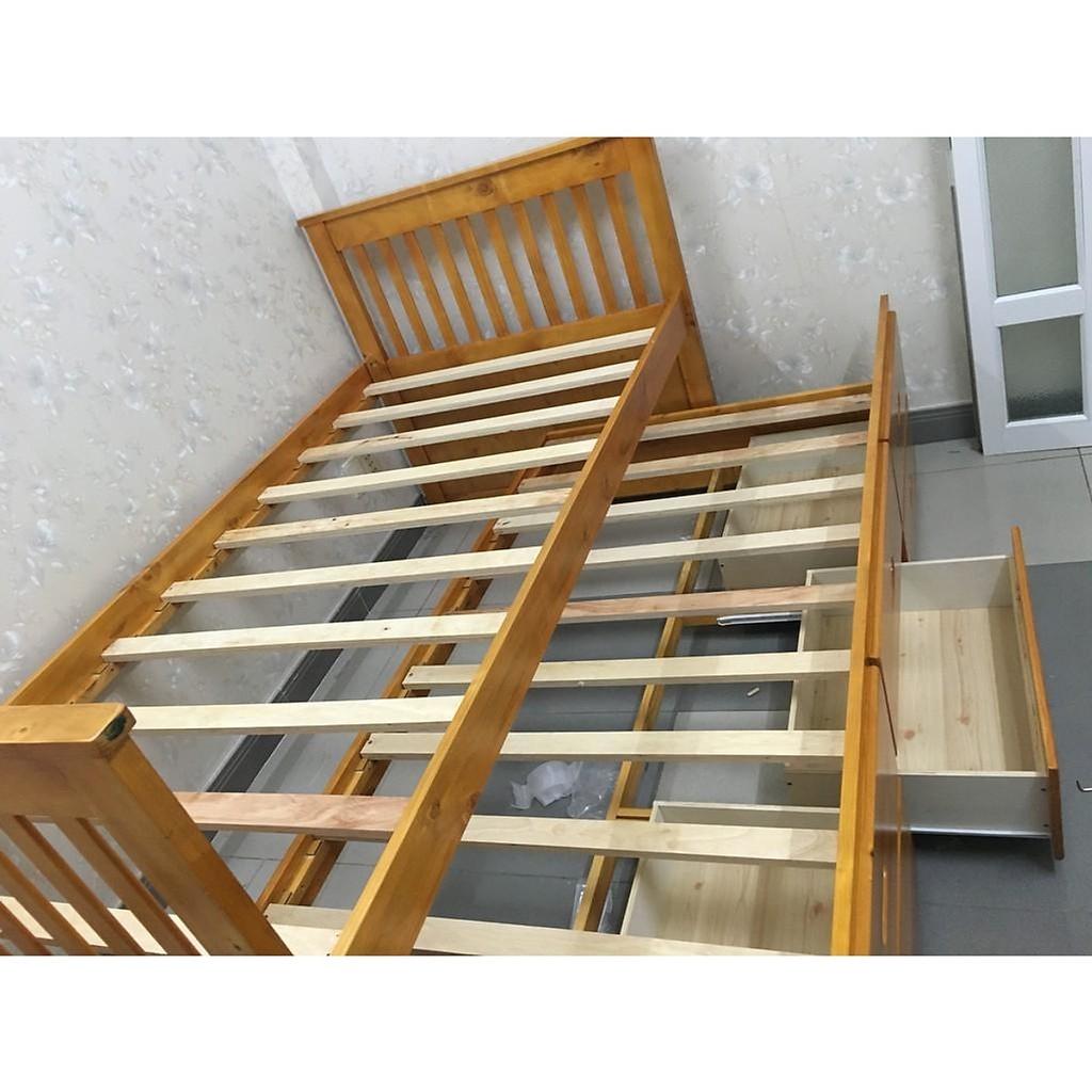 Giường Tầng Hộp Viking - 1m2 -Vàng