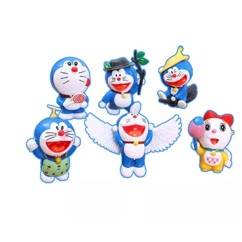Bộ Mô Hình 1 nhân vật trong bộ 6 nhân vật Doraemon Thiên Thần hoạt hình Doraemon dễ thương