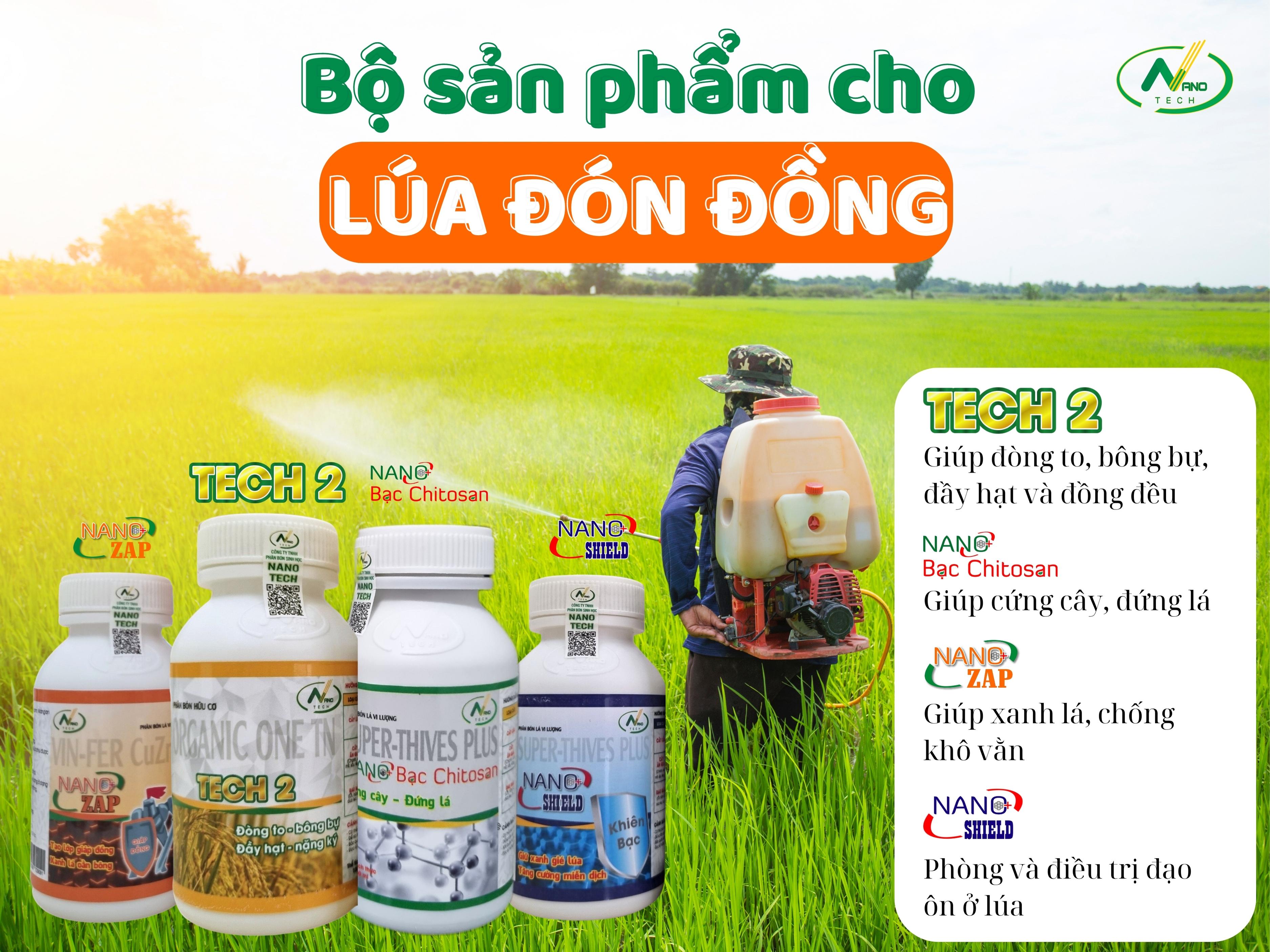 Bộ sản phẩm giúp LÚA ĐÓN ĐÒNG hiệu quả, tiết kiệm chi phí